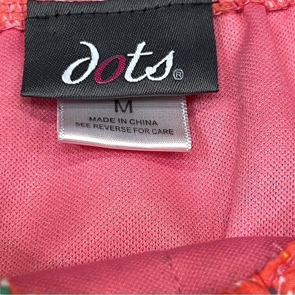 DOTS Pink Strapless Ruffled Mini Dress, Size Medium - Picture 7 of 10